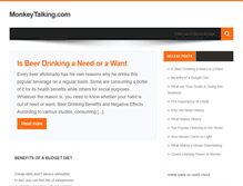 Tablet Screenshot of monkeytalking.com